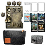 NERD GEAR Commander Essentials Kit - Ultimate Accessory for MTG Commander EDH - MTG Command Zone Tray - Health Counter - Spin Down Dice - Dry Erase Tokens (Ancient Bronze)