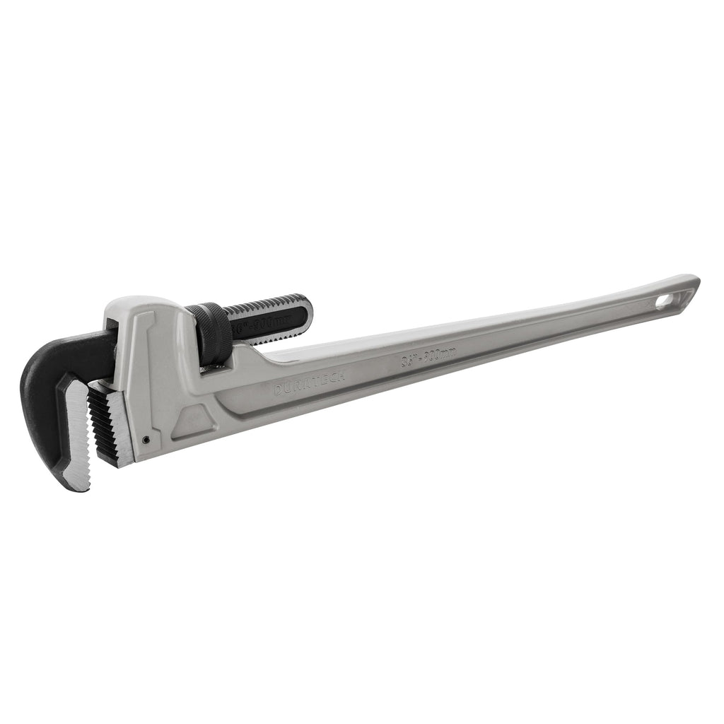 DURATECH 36-inch Heavy Duty Aluminum Straight Pipe Wrench, Adjustable Plumbing Wrench, Drop Forged, Exceed GGG standard
