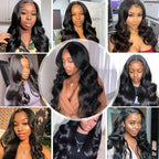 Human Hair Body Wave 3 Bundles 18 20 22 12A Grade 100% Unprocessed Brazilian Virgin Human Hair Body Weave Bundles Double Weft Human Hair Extensions Natural Color for Black Women