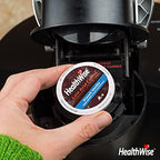 Healthwise French Vanilla Decaf Low Acid Coffee K-Cups - Swiss Water Process - Acid Reflux, Heartburn, Gastro Issues - Healthier Coffee For Sensitive Stomachs - Available In 4 Different Flavors - 12