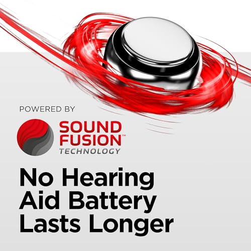 Rayovac Extra Hearing aid Batteries Size 10. Long-Lasting Mercury-Free zinc-air Hearing aid Batteries - 1.45v. (60 Batteries)