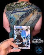 H2Ocean Blue Green Foam Soap - Tattoo Foam Antibacterial Soap for Tattoo Aftercare - Tattoo Care with Aloe Vera - Travel-Size Tattoo Moisturizer Soap - 1.7 oz