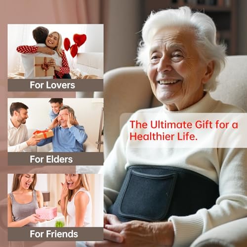 Red Light Therapy for Body, 660nm&850nm Red Light Therapy Belt, 5 Gears 9 Timers Remote Control, Near Infrared Light Therapy Belt Wrap with Pulse for Back Waist Muscle Pain Relief