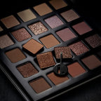 LORAC PRO Matte & Shimmer Eyeshadow Palette, Metallic High Pigmented, Mirror Compact