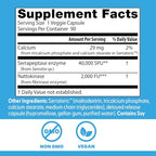 Doctor's Best Natto Serra for Men & Women - Nattokinase and Serrapeptase Enzyme Supplement, Caps for Circulatory & Immune Health Support, Optimal Digestive Absorption, Non GMO, Vegan - 90 Veg Capsules