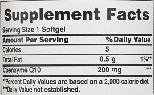 Puritan's Pride Coenzyme CoQ10 200mg,Dietary Supplement for Heart Health,Blood Pressure,Oral Gum Health,and Healthy Aging Support,240 Servings,Rapid Release Softgels,(Pack of 2)