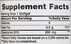 Puritan's Pride Coenzyme CoQ10 200mg,Dietary Supplement for Heart Health,Blood Pressure,Oral Gum Health,and Healthy Aging Support,240 Servings,Rapid Release Softgels,(Pack of 2)