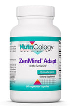 NutriCology ZenMind Adapt - 200 mg L-Theanine, 125 mg Ashwagandha & 550 mg GABA - Supports Stress Response and Calmness - Vegetarian Capsules - Hypoallergenic Formula - 30 Servings - 60 Capsules