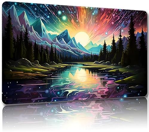 Playmat for MTG, with Free Storage Bags,Game Mat 24 x 14 inches, TCG and Board Game Mat for Cards,Mousepad Desk Mats (Regular,Magic Mat 10)
