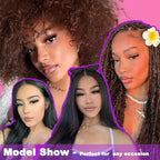 DAODER Fluffy Lash Clusters 40D+60D+80D+100D Mixed Thick Eyelash Cluster 640pcs Wispy Eyelash Extension Custers D Curl Volume Individual Lashes 9-16MM DIY Lash Extension(40D+60D+80D+100D 9-16MM)