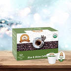 Alex's Low Acid Organic Coffee K-Cups (12 Servings) - Rise & Shine