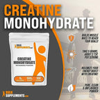 BulkSupplements.com Creatine Monohydrate Powder - Creatine Pre Workout, Creatine for Building Muscle - 5g (5000mg) of Micronized Creatine Powder per Serving, Creatine Monohydrate 500g (1.1 lbs)