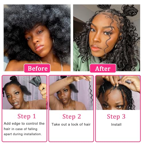 Human Braiding Hair for Boho Braids Burgundy Deep Wave Bulk Human Hair for Braiding 22 Inch 1 Bundle 50G #99J Wet and Wavy Curly Human Hair Red Braiding Hair Extensions No Weft Bundles for Braiding