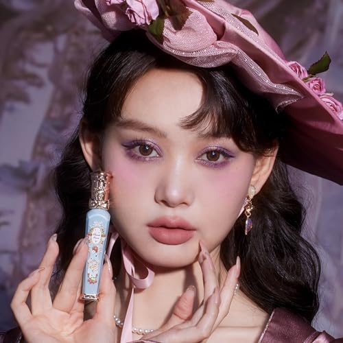 Flower Knows Strawberry Rococo Cloud Lip Cream Matte Liquid Lipstick-Long Lasting&Highly Pigmented Lip Stain -Velvety Waterproof Lip Makeup for Girls&Women-0.12 Fl Oz,1 Count(S01 Soy Milk Cheese)