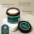 MOO FARM Beef Tallow for Skin - Natural Hydrating Balm -Low Heat Grass-Fed Organic Beef Tallow for Skin, Unscented- Safe for Sensitive, Allergic Body- Rich Vitamins A,D,E,K & B1 - Made in USA(2oz)