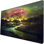 Dragon TCG Playmat, 24 x 14 inches Game Mat for MTG DTCG CCG RPG Trading Card Inked Game Playmats Smooth Surface Battle Game Rubber Collection