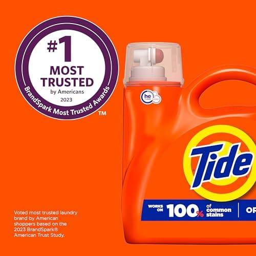 Tide Liquid Laundry Detergent, Original Scent, 105 fl oz, 80 Loads