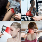 Red Light Therapy with Timing and 4 Modes, High Power 660/850nm Handheld Near-Infrared ＆ Red Light Therapy for Face Body, Portable Light Therapy Wand for Pain Relief of Muscles Joints Knee, 20 LEDs