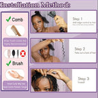 Human Braiding Hair 2 Bundles Total 100g 18 Inch Deep Wave P4/27 Brazilian Virgin Human Hair Weft for Boho Braids