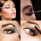 Duo Eye brow Brush, Angled Eyebrow Brush and Spoolie Brush, Eyelash Comb Eyebrow Brush Tool (20 Pcs)