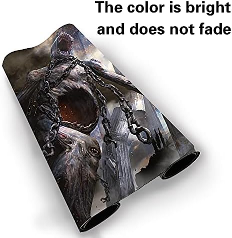 Board Game MTG Playmat Games Size 60X35 cm CCG Compatible for MTG CCG RPG Trading Card Game (KROXA, Titan of Death's Hunger)