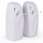 Automatic Air Freshener Spray Dispenser 2-Pack,Wall Mounted/Free Standing Automatic Air Fresheners for Home and Commercial Use,Automatic Spray Dispenser Adjustable Scent Release Setting