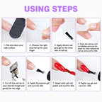 SAVILAND 30ML Gel X Nail Glue U V Light: 2 Pcs Gel Nail Glue and U V Nail Lamp for Nails, Gel X Nail Kit with Lmap Fast Curing Nail Glue for Gel X Extension DIY Home Nail Art