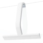 dancemoon JustHang Shower Squeegee with Built-in Hook, 10-Inch White