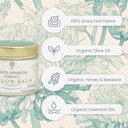 Organic Grass Fed Tallow Balm - (Peppermint) Organic Tallow from Grass Fed Cows & All Organic Ingredients. For Face and Body. (2.0 oz)…