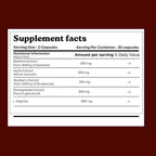 Mars Beetroot Capsules with L-Arginine, Garlic, Pomegranate & Blueberry, Nitric Oxide Booster Supplement, Pack of 2