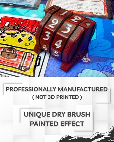 NERD GEAR LifeTrax - MTG Life Counter - Essential MTG Accessories for Magic The Gathering Commander Players - Durable, Sleek, and Professionally Made for TCG, DND, RPGs, and MTG (Deep Blue)