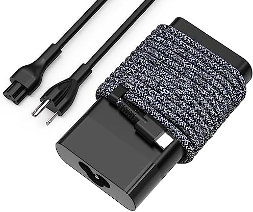 New Slim 65W USB C Laptop Charger Compatible with HP Spectre X360,Spectre,Elitebook x360,Elitebook,Envy,Omnibook,Chromebook,Elite x2,Zbook,ProBook Travel Type C AC Adapter Power Cord Supply
