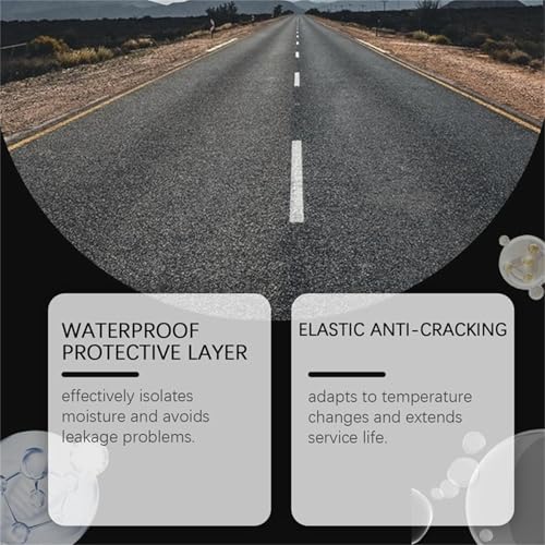 Magic Crack Filler for Concrete, Asphalt Crack Filler For Filling In Cracks Asphalt Driveways And Roads, Installs Easily Dry Granular No Mess And DIY (1pc, 150ml)