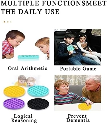 Random 24 Pcs Fidget Toys,Push Pop Fidget Sensory Toys Set,Stress Relief Gifts for Kids & Adults,Pop Bulk & Party Favors Toddler Toys for Easter Gifts,Party Supplies,Classroom Prizes