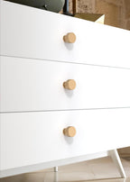 Asimerdeco 30 Pack Champagne Bronze Cabinet Knobs 1-1/10 Inch(28mm) Single Hole Cabinet Pulls Round Kitchen Cabinet Knobs Drawer Knobs