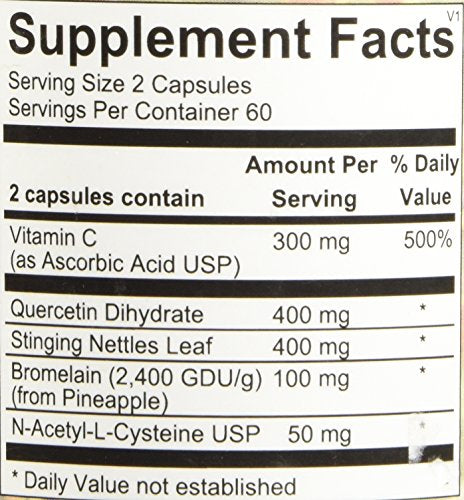 Ortho Molecular Product Natural D-Hist - 120 Capsules