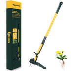 Weed Puller Tool, 50IN Long Handle 4 Claws Stand Up Weeding Tool, Extra Thickened Stainless Steel Shaft Garden Weeder,Remove the Roots of Thistles, Crabgrass, Dandelions, and Blackberries, etc.