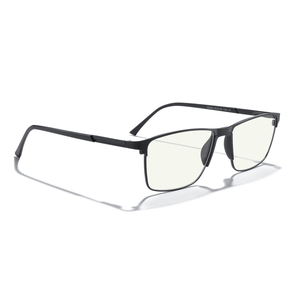 MERRY'S Fashion Blue Light Blocking Glasses - Reading Glasses Metal Frame Spring Hinge Readers for Men Eyeglasses