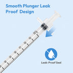 30 Pack Syringes 31G U-100 5/16" 1ml/cc, Disposable Syringe, Lab Supplies