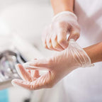 Jointown Basic Medical Vinyl Exam Gloves Disposable Latex Free Medium, Powder-Free, Clear Food Safe Gloves, VGPF3002, (2 Boxes of 100) Medium