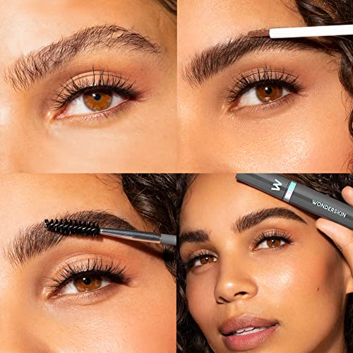 Wonderskin Dream Brow Eye Brow Gel, Long Lasting Eyebrow Gel, Waterproof, Transfer Proof Tinted Filler Eyebrow Mascara (Black)