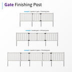 WamBam 4ft White Vinyl Finishing Post