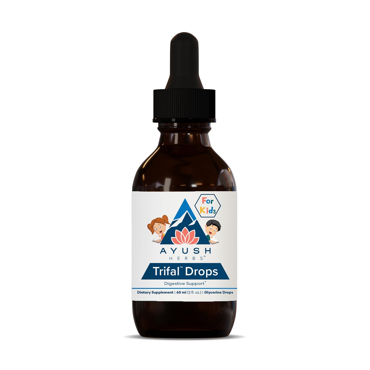 Ayush Herbs Trifal Drops, Children, 2 FL Oz Dropper Bottle (80 Servings)