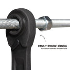 KLEIN TOOLS 68214 4-in-1 Reversible Ratchet Wrench, Box Wrench, SAE Hex Sizes 1/4, 5/16, 3/8, and 7/16-Inch, 90-Tooth Ratchet, Pass-Through Design