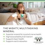 Magnesium Taurate Supplement for Cardiovascular Health to Boost Magnesium Levels (1,500mg per Serving, 210 Vegan Capsules) Non-GMO, Gluten Free, by Double Wood Supplements
