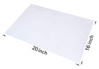 Wowfit 100 CT 16x20 inch 1.1 Mil Clear Plastic Flat Open Poly Bags – Great for Dough Proving, Sourdough Bread, Baking, Food Storage, and More