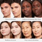 Saie Glowy Super Skin Tint Liquid Foundation - Hydrating Serum Foundation with Lightweight, Medium Coverage - Formulated with Hyaluronic Acid to Hydrate, Brighten and Plump - Shade 20 (1.01 oz)