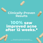 VitaMedica Clear Skin Vitamin Formula | Noncystic Acne Supplement for Skin Clearing | Clear Complexion for Women and Men | Vitamins A, C, E, Selenium, Chromium, and Zinc for Skin Health | 60 Count