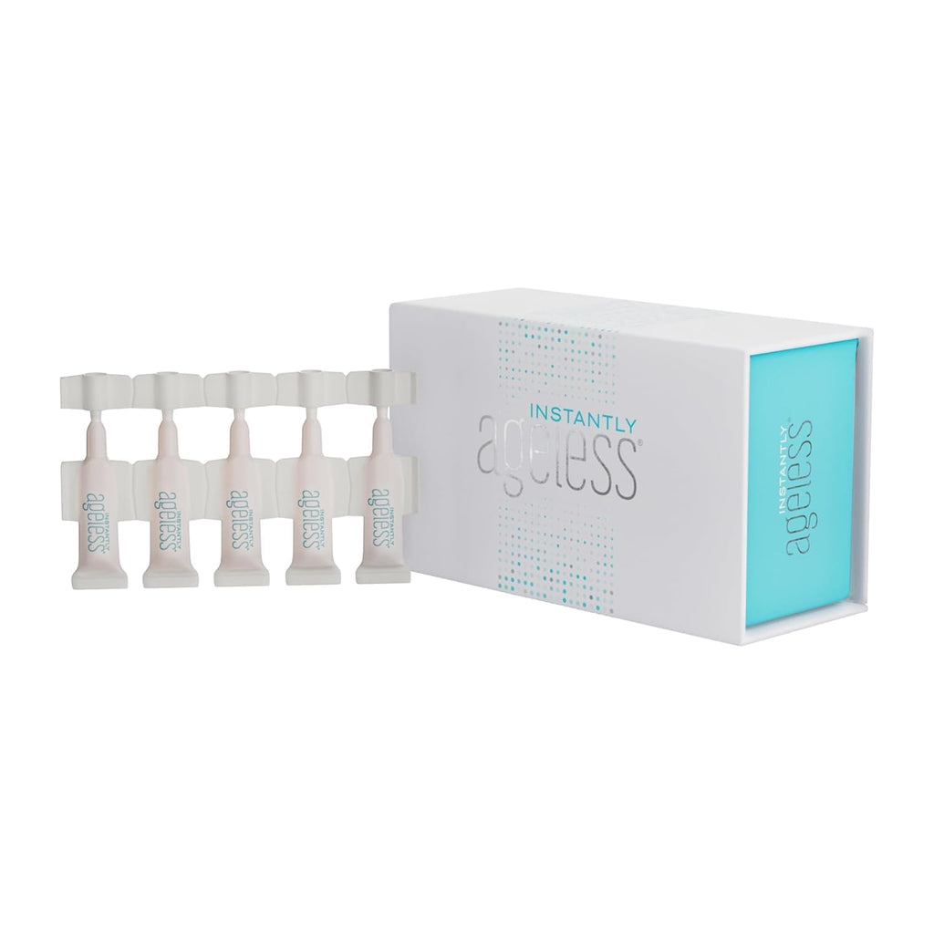Instantly Ageless - Instant Face Lift Cream - Skin Care for Anti Aging Face Cream & Moisturizer with Vitamin C - Wrinkle Tightener - Instant Under Eye Bags Remover - Facelift in a Box of 25 Vials