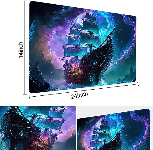 Board Game 14x24in TCG Playmat Compatible for CCG OCG DTCG PTCG MTG Play Mats,Mouse pad Desk Mats (MTG2-No Zone)